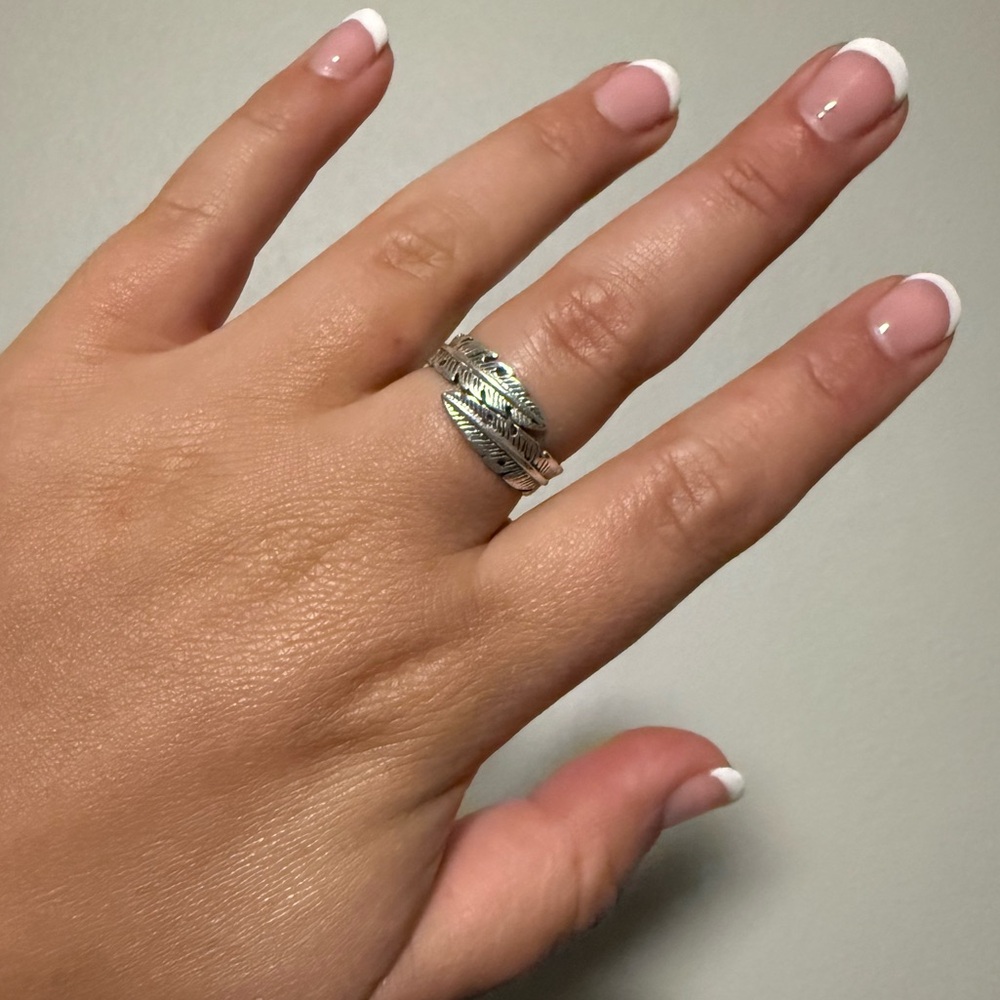 Native American Western Feather Ring